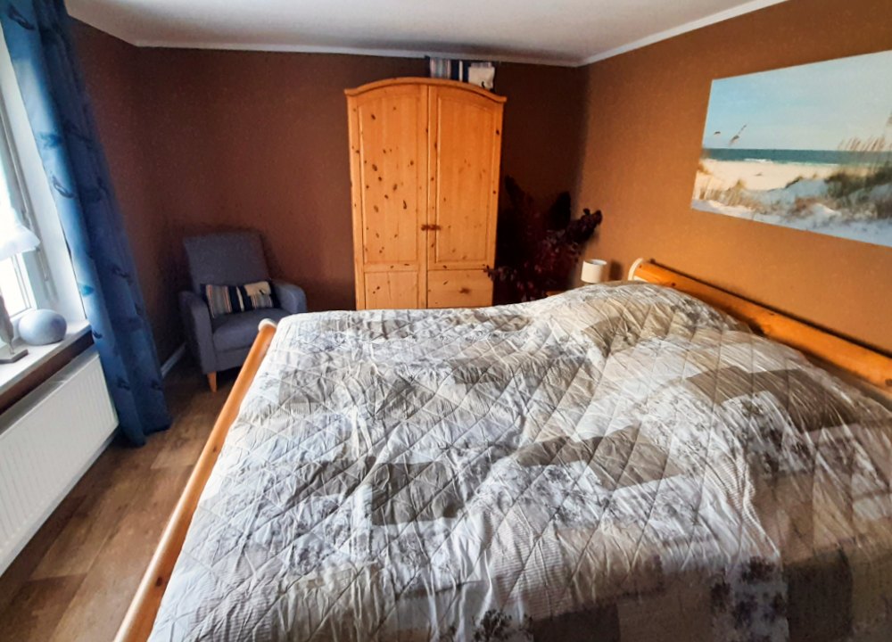 Schlafzimmer der Ferienwohnung